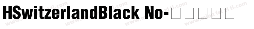 HSwitzerlandBlack No字体转换